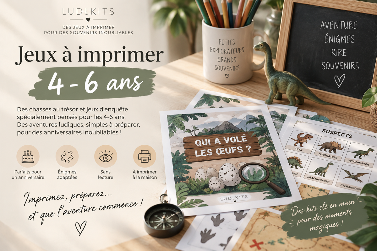 Jeux à imprimer 4-6 ans
