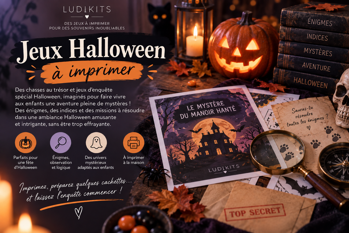 Jeux Halloween à imprimer