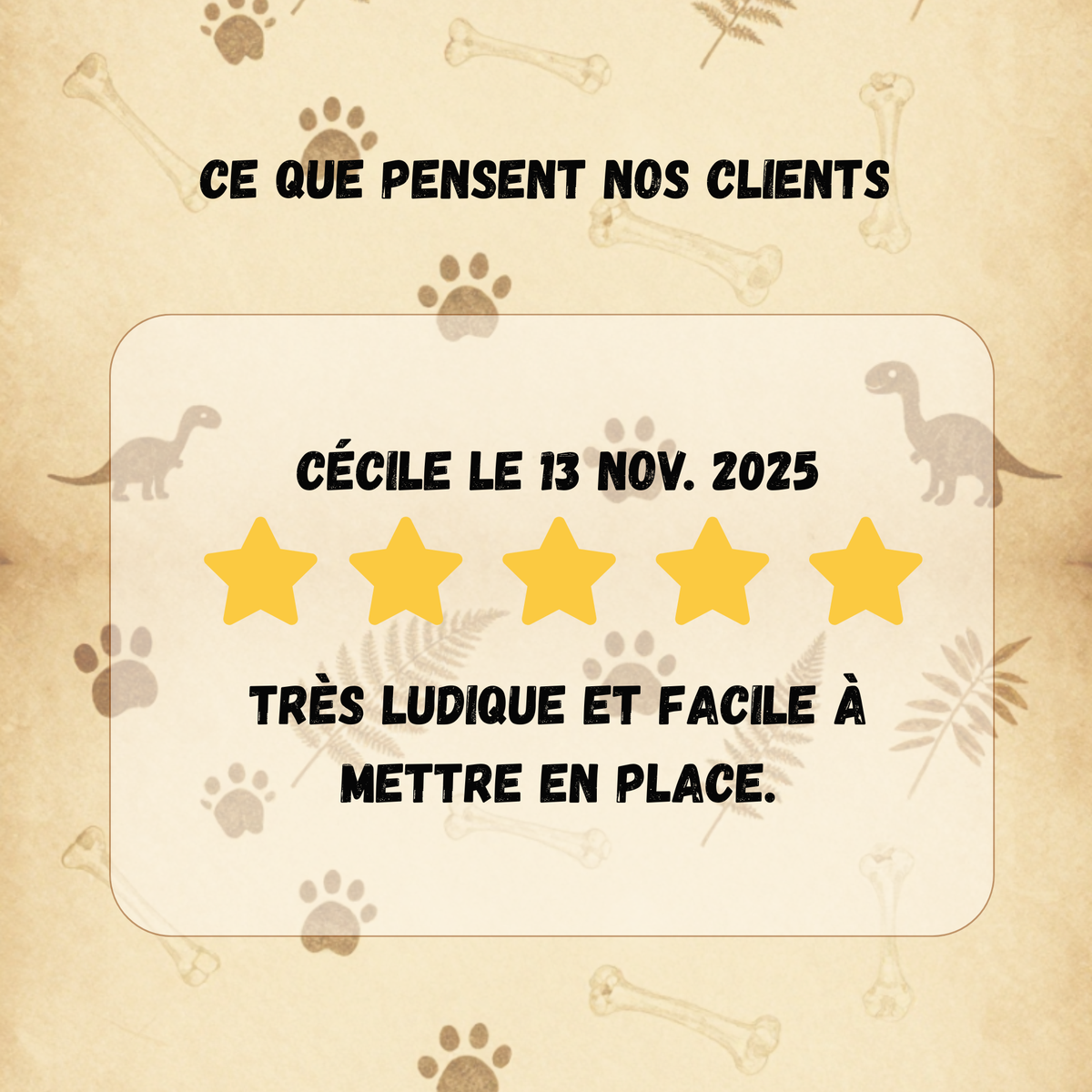 Chasse au trésor Dinosaure – 4 à 6 ans
