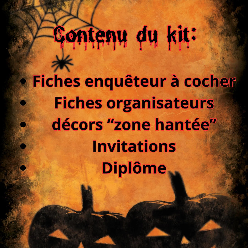 Chasse au trésor Halloween – 7 à 12 ans | Enquête & Énigmes à Imprimer